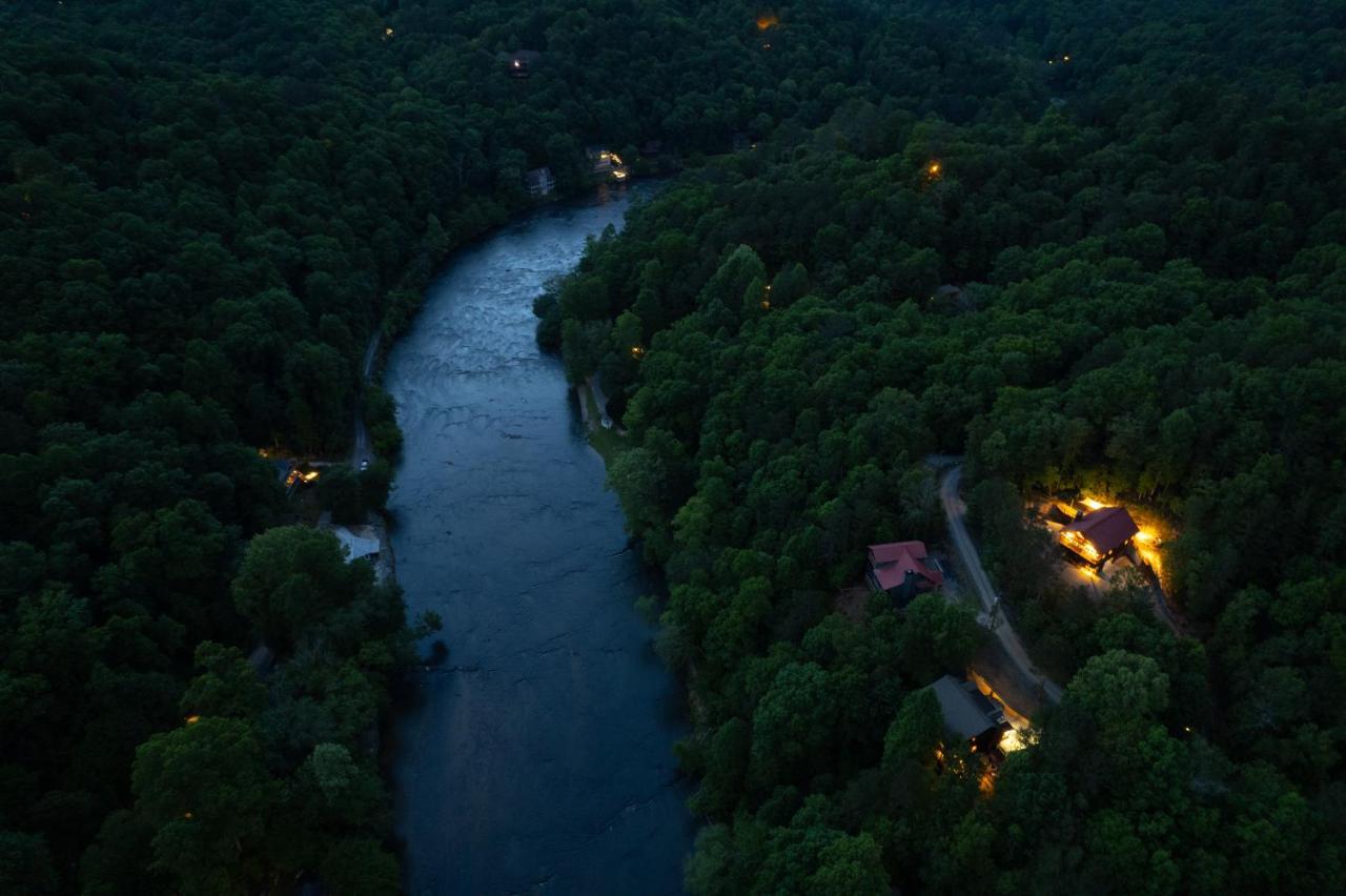 Trout N' About Your Blue Ridge Mountains Retreat, Hot Tub + Game Room! Ellijay Bagian luar foto